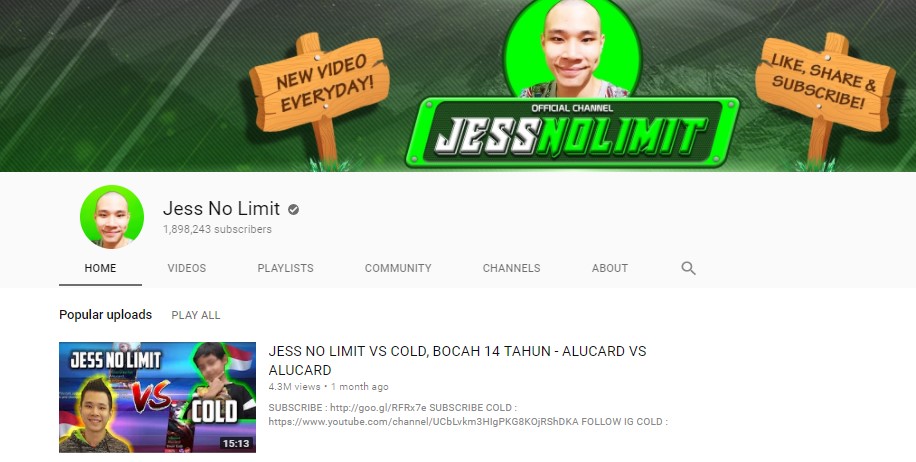 Jess No Limit Channel