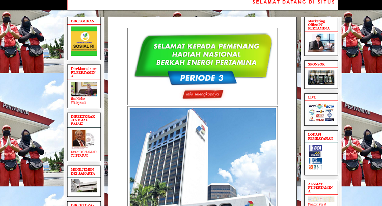 sms penipuan mengatasnamakan pertamina