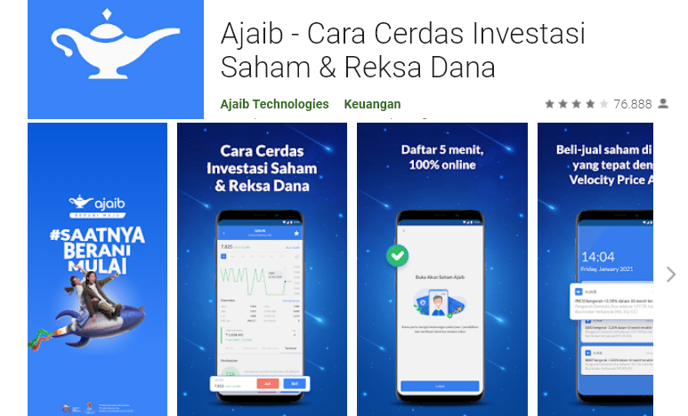 aplikasi ajaib untuk investasi pemula