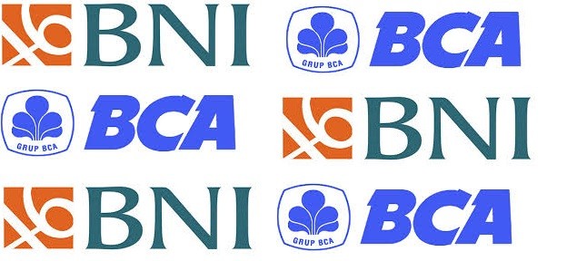 logo bank bca dan bni
