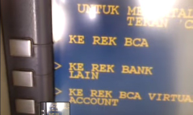 Transfer Uang ATM BCA