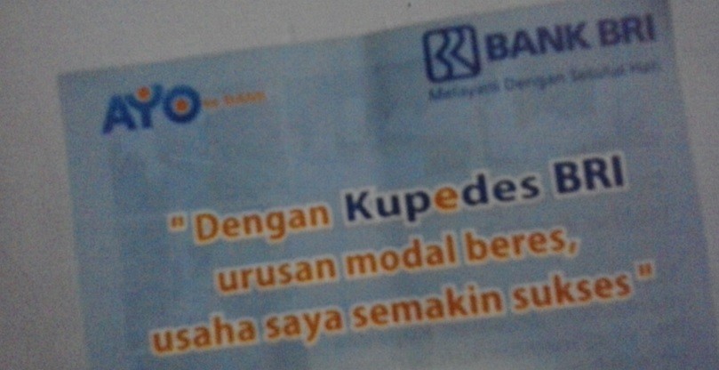 Pinjaman Kupedes Bank BRI