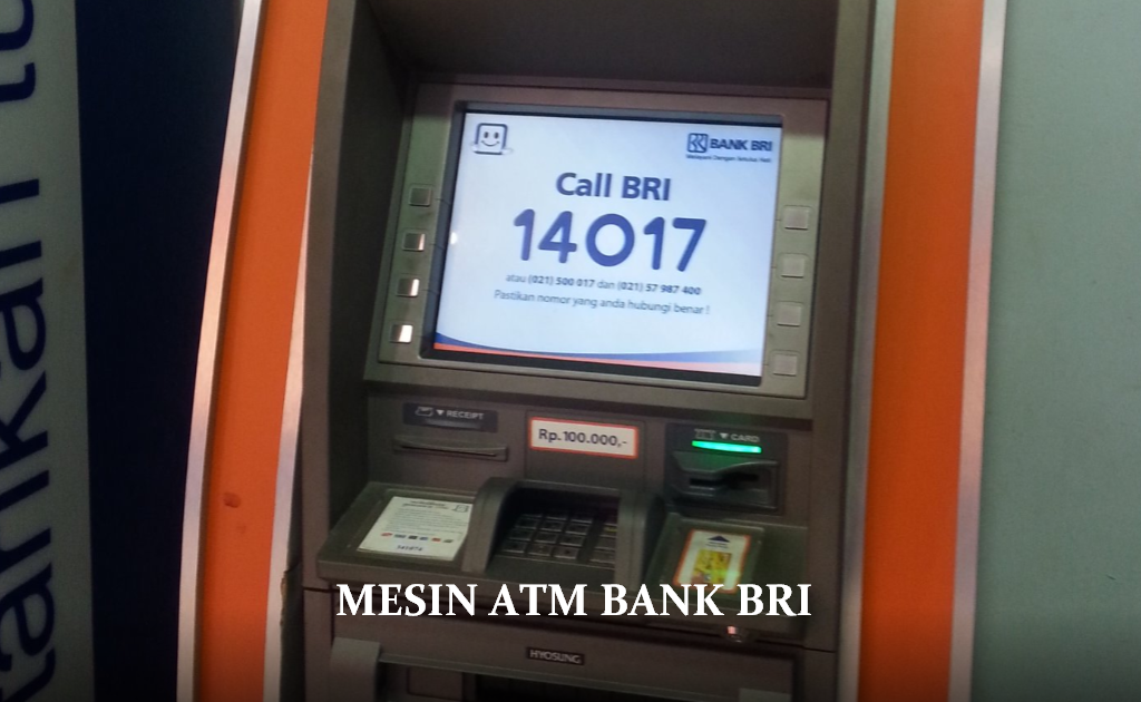 mesin atm bank bri