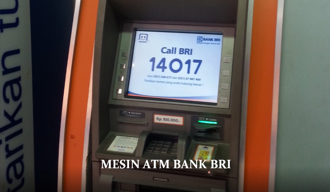 mesin atm bank bri