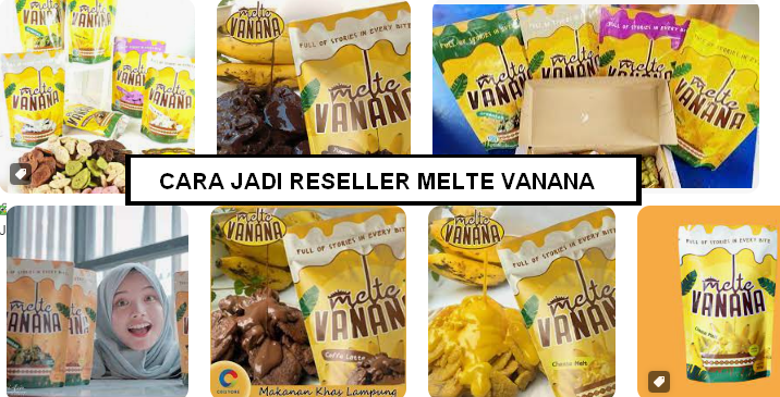 cara jadi reseller melte vanana
